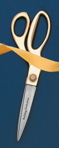 ribbon cutting scissors